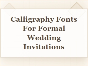 The Timeless Elegance of Formal Wedding Invitation Scripts